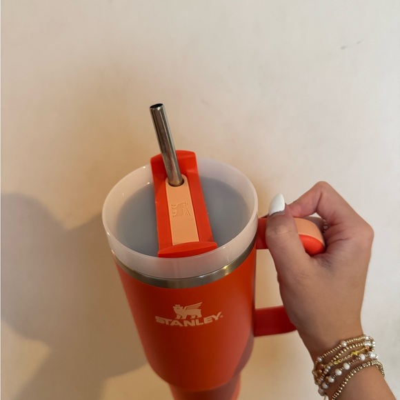 Stanley Orange Insulated Water Bottle with Handle - Picture 5 of 5
